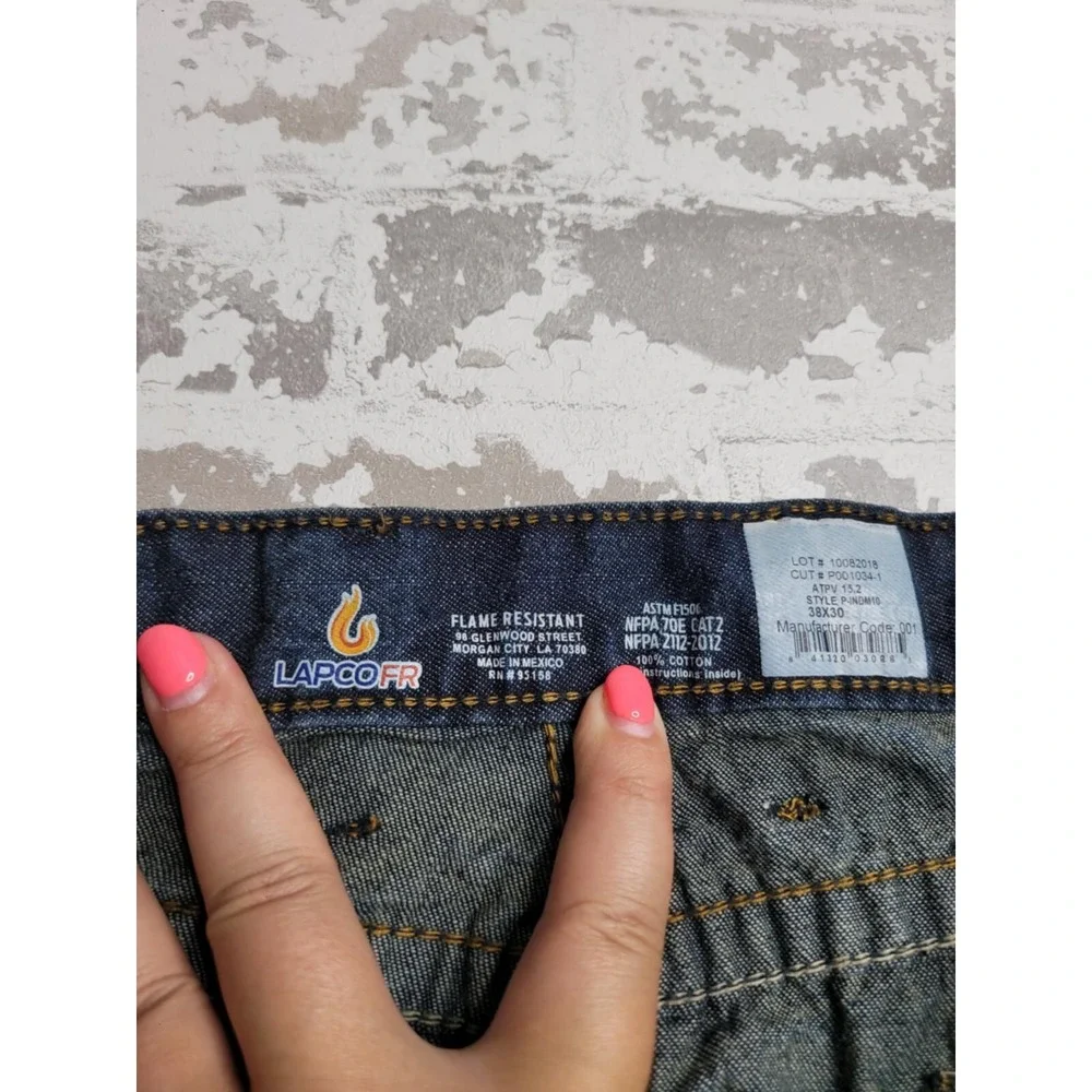LAPCOFR Flame‎ Resistant Jeans Men's 38x30